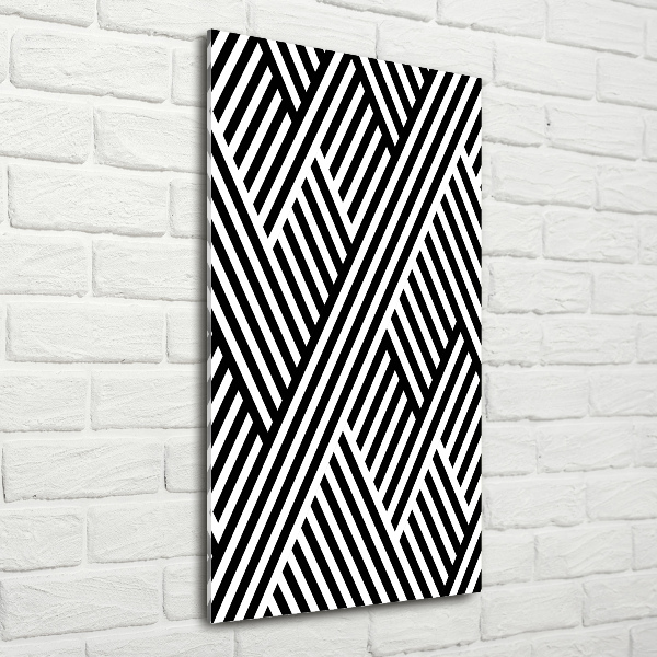 Bild aus glas vertikales Geometrischer Hintergrund