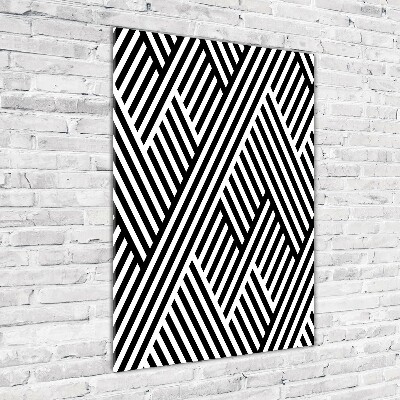 Bild aus glas vertikales Geometrischer Hintergrund