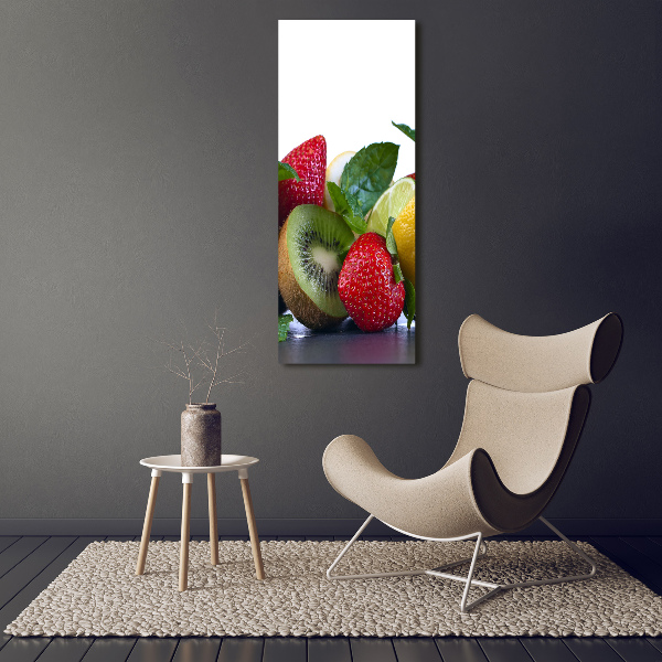 Foto auf glas vertikales Obst