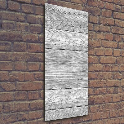 Glasbild vertikales Holzhintergrund