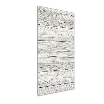Bild aus glas vertikales Holzhintergrund