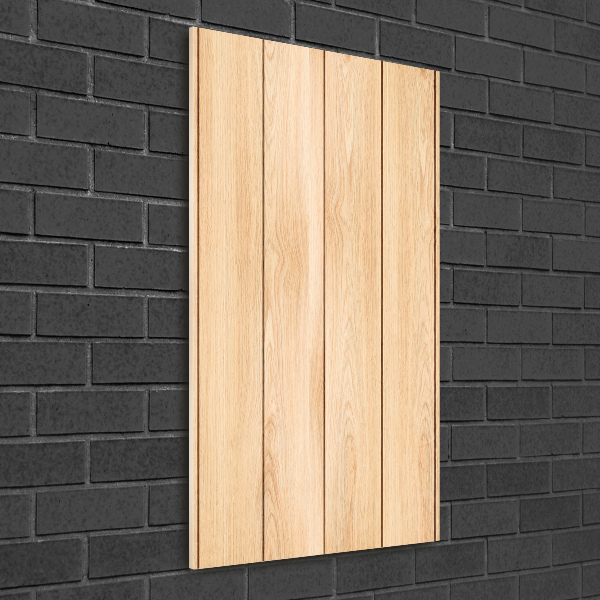 Foto auf glas vertikales Holzhintergrund