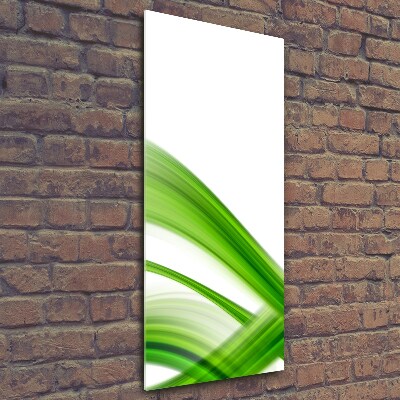 Foto auf glas vertikales Abstrakte Welle