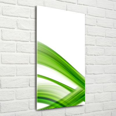 Foto auf glas vertikales Abstrakte Welle