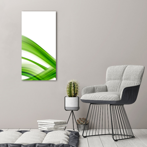 Foto auf glas vertikales Abstrakte Welle