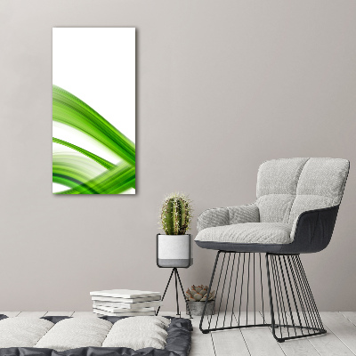 Foto auf glas vertikales Abstrakte Welle