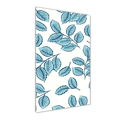 Bild aus glas vertikales Blätter