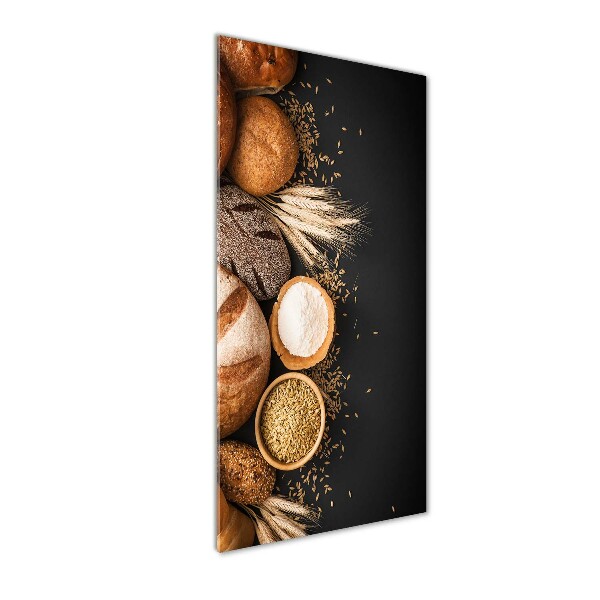 Bild aus glas vertikales Brot