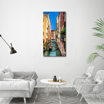 Glasbild vertikales Venedig, Italien