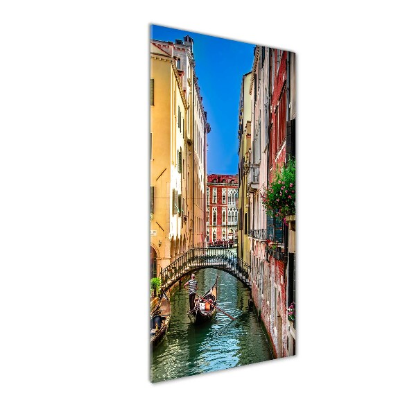 Glasbild vertikales Venedig, Italien