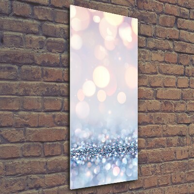 Foto auf glas vertikales Glänzender Hintergrund