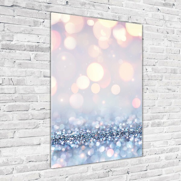 Foto auf glas vertikales Glänzender Hintergrund