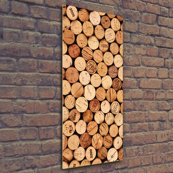 Foto auf glas vertikales Weinkorken