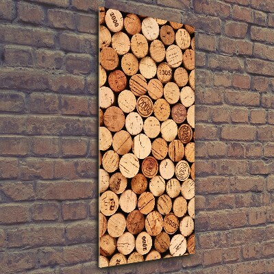 Foto auf glas vertikales Weinkorken