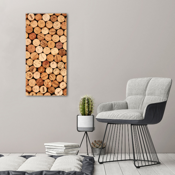 Foto auf glas vertikales Weinkorken