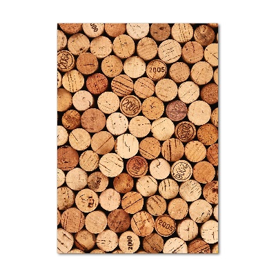 Foto auf glas vertikales Weinkorken