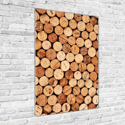 Foto auf glas vertikales Weinkorken
