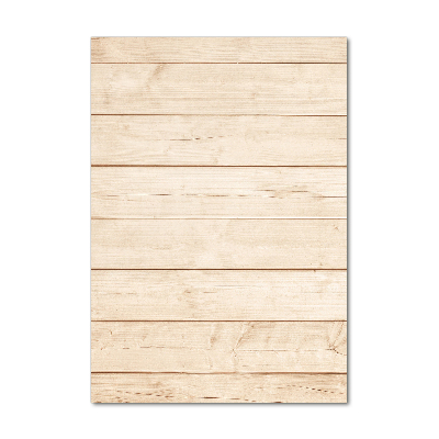 Bild aus glas vertikales Holzhintergrund