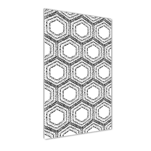 Foto auf glas vertikales Geometrischer Hintergrund