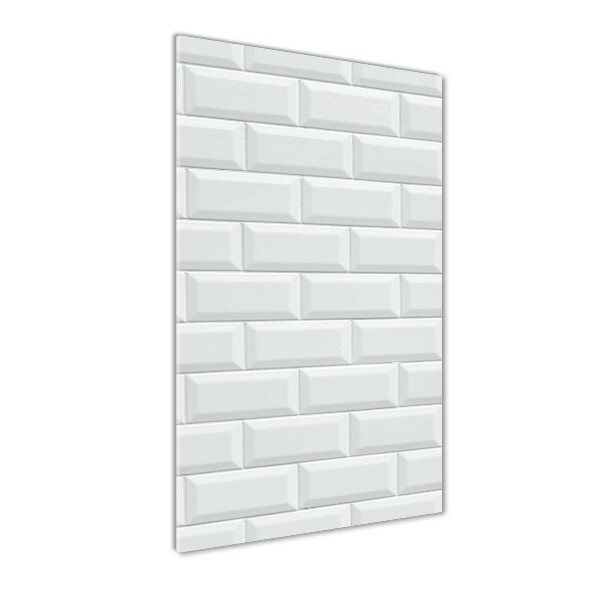 Glasbild vertikales Keramikwand
