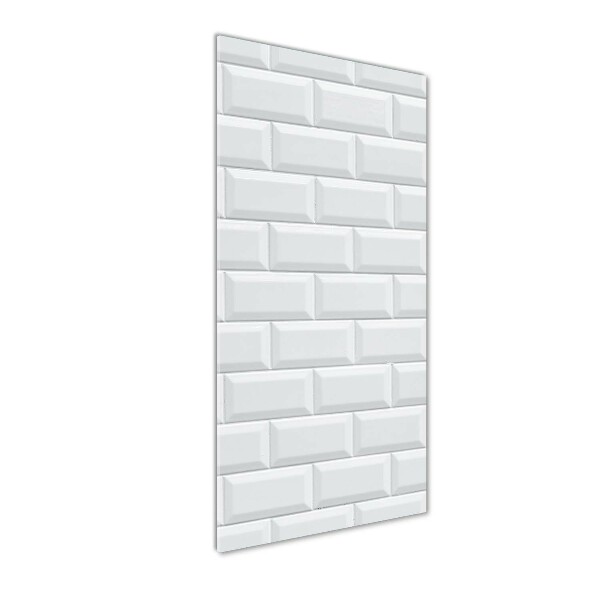 Glasbild vertikales Keramikwand