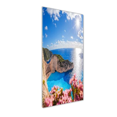 Bild aus glas vertikales Zakynthos, Griechenland