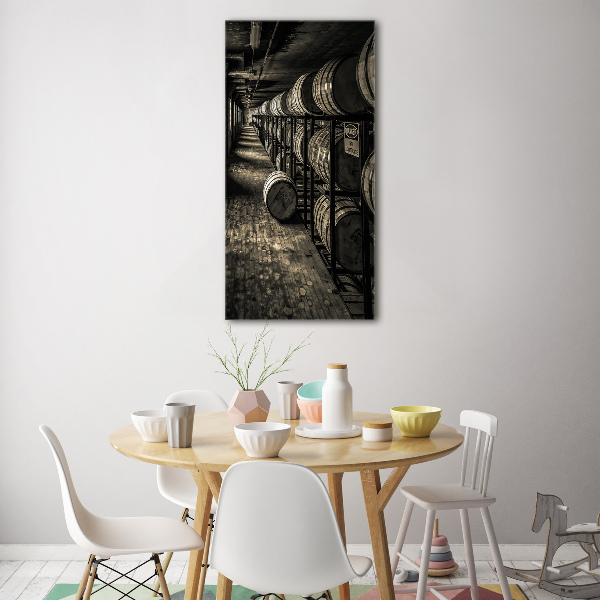 Foto auf glas vertikales Bourbonfässer