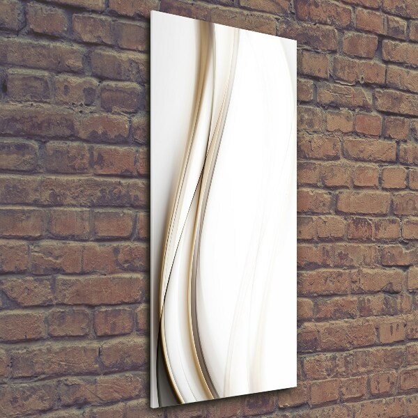 Foto auf glas vertikales Abstrakte Welle