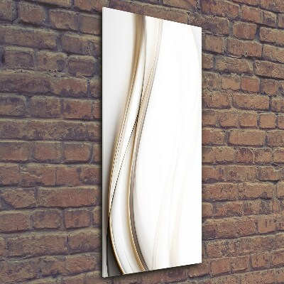 Foto auf glas vertikales Abstrakte Welle