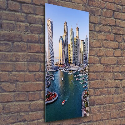 Bild aus glas vertikales Dubai Creek
