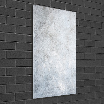 Glasbild vertikales Betonhintergrund