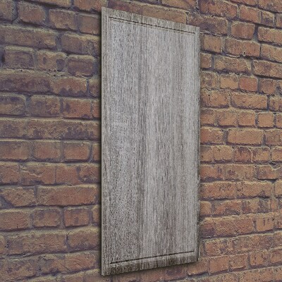 Bild aus glas vertikales Holz