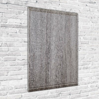 Bild aus glas vertikales Holz