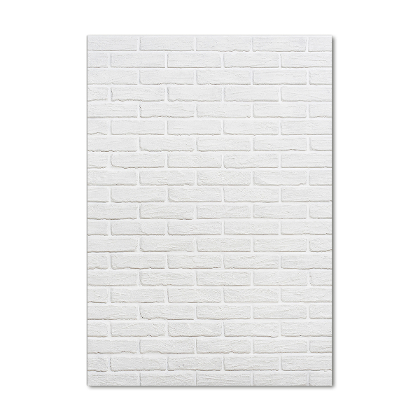 Foto auf glas vertikales Ziegelmauer