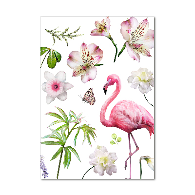 Foto auf glas vertikales Tropische Kollektion