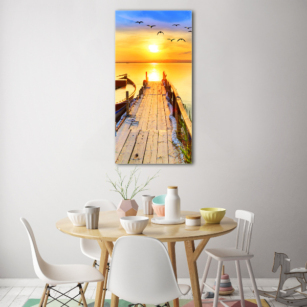 Foto auf glas vertikales See