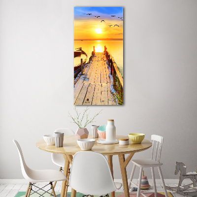 Foto auf glas vertikales See