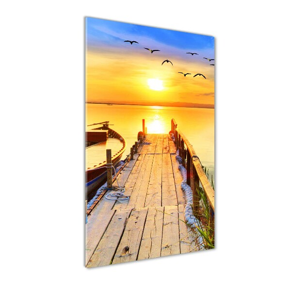 Foto auf glas vertikales See