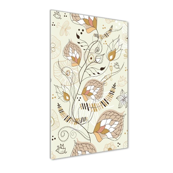 Foto auf glas vertikales Ornamente