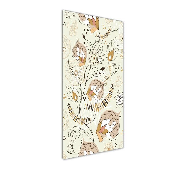 Foto auf glas vertikales Ornamente
