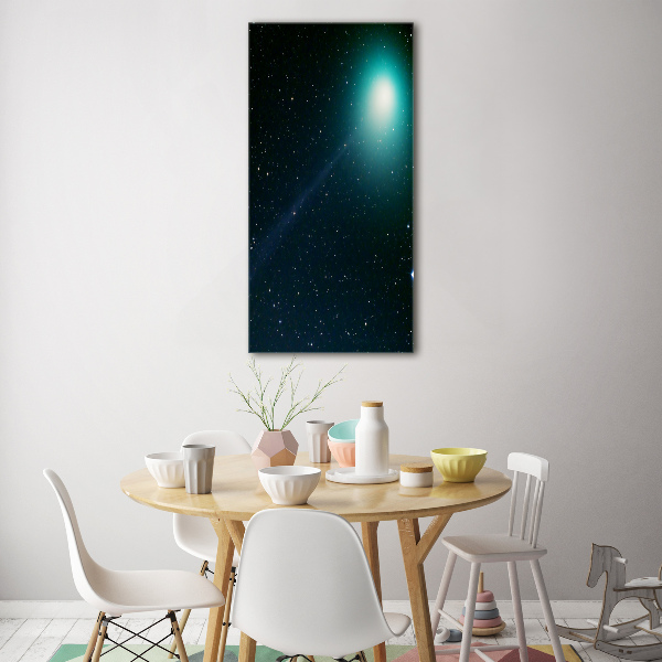 Foto auf glas vertikales Galaxis