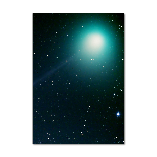 Foto auf glas vertikales Galaxis