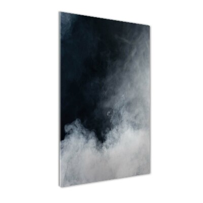 Foto auf glas vertikales Weißer Rauch
