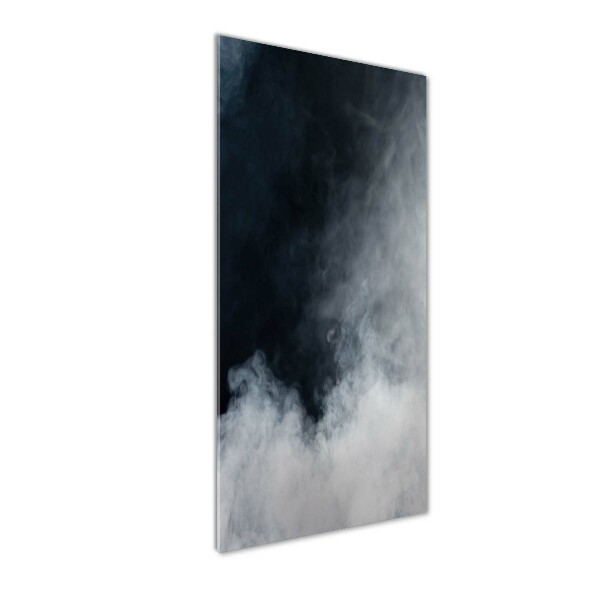 Foto auf glas vertikales Weißer Rauch