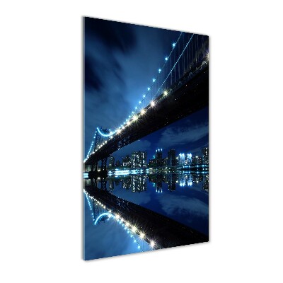 Bild aus glas vertikales Manhattan, New York