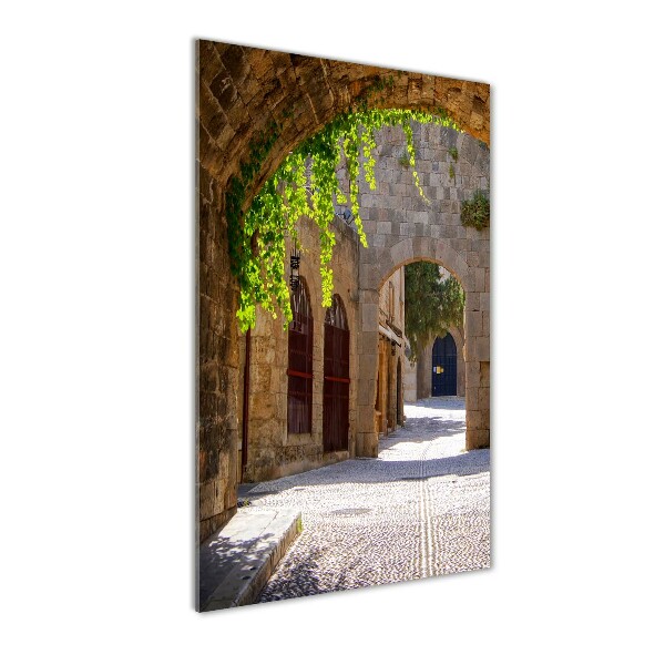 Bild aus glas vertikales Charmante Straßen