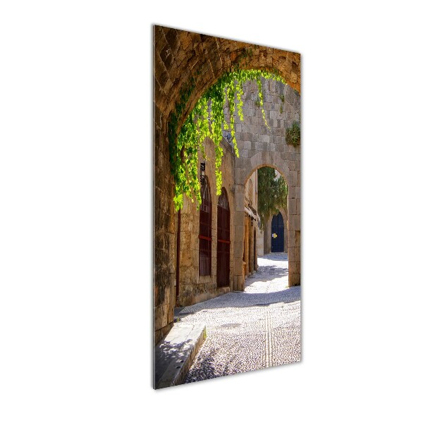 Bild aus glas vertikales Charmante Straßen