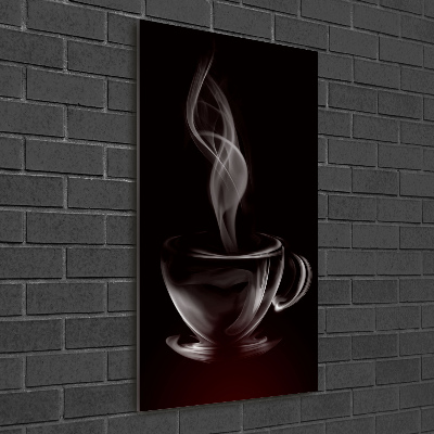 Foto auf glas vertikales Aromatischer Kaffee