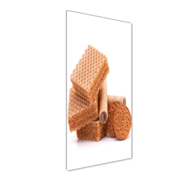 Glasbild vertikales Cookies