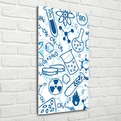 Foto auf glas vertikales Hintergrund in Chemie